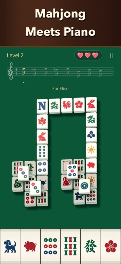 Mahjong Piano: match tiles to play music