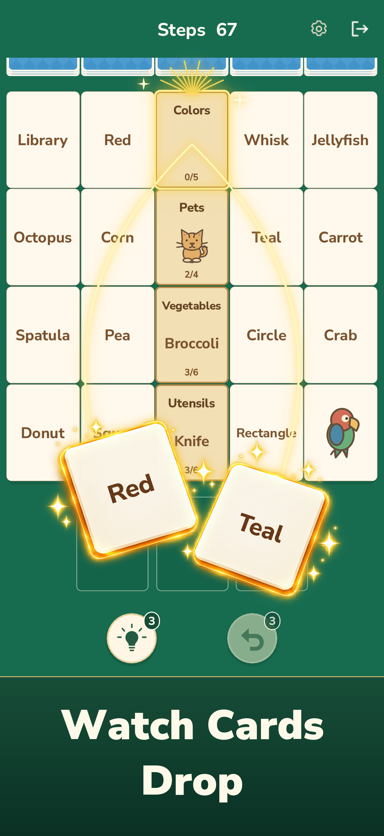 Word Solitaire Drop — Spielbilder 1