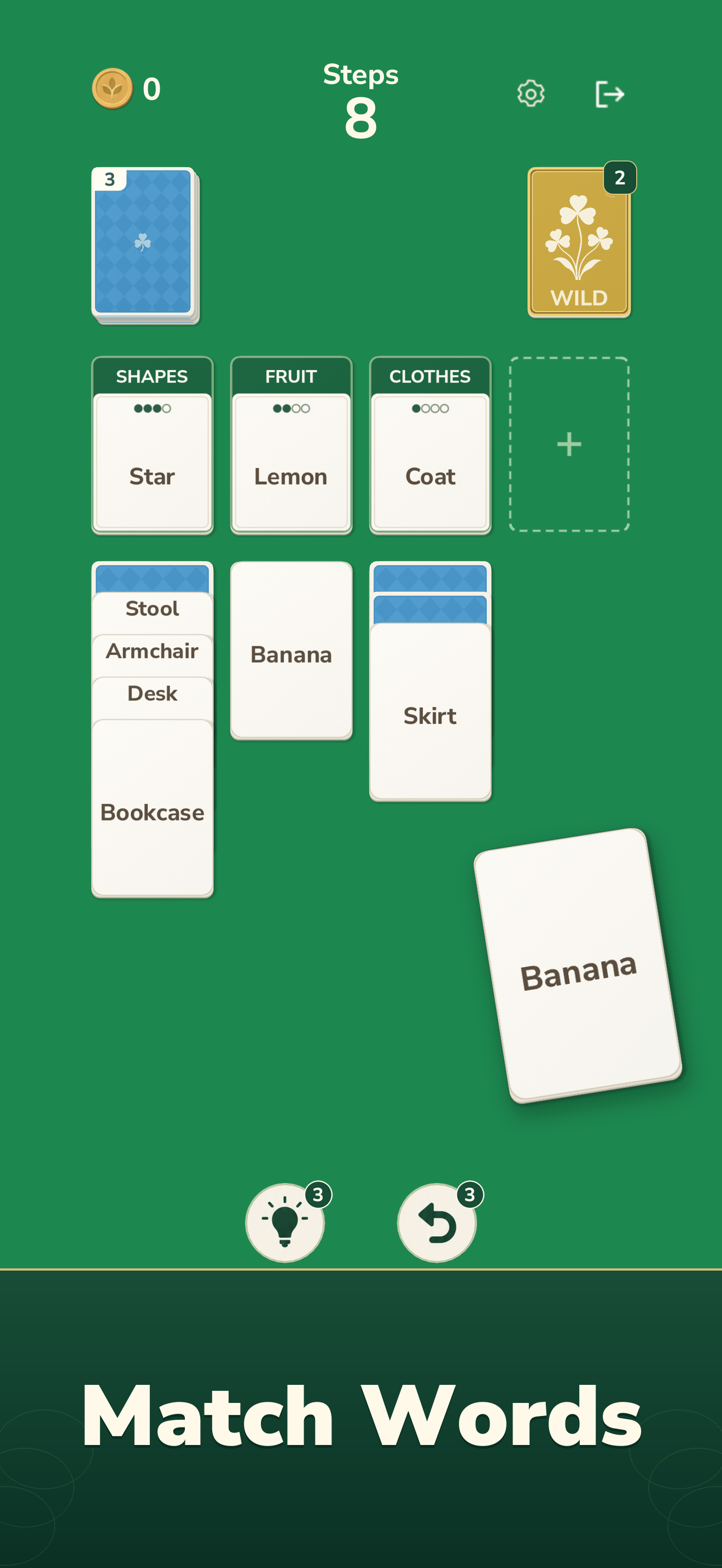 Word Card Solitaire! gameplay preview